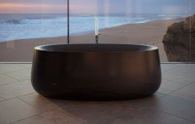 Black Solid Surface Bathtubs picture № 14