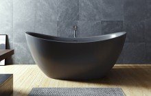 Black Solid Surface Bathtubs picture № 2