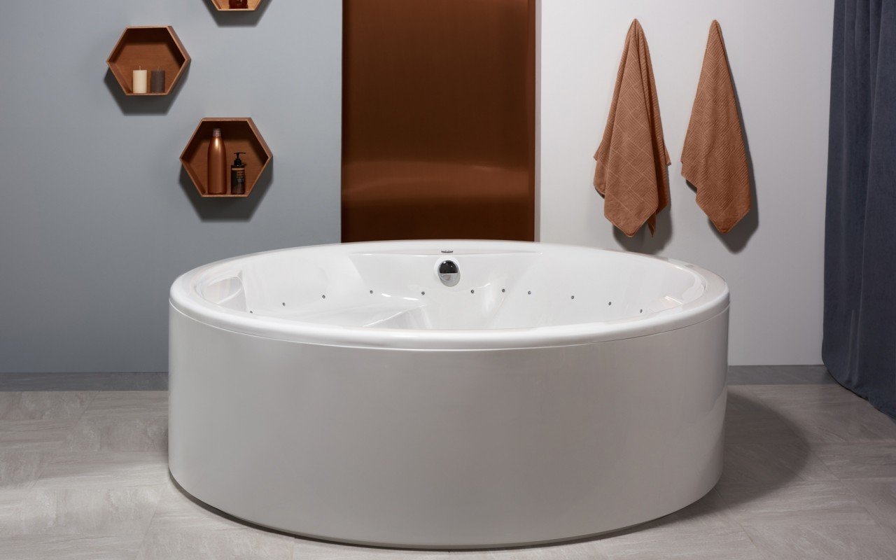 Aquatica Allegra Wht Freestanding Relax Air Massage Bathtub web(12)