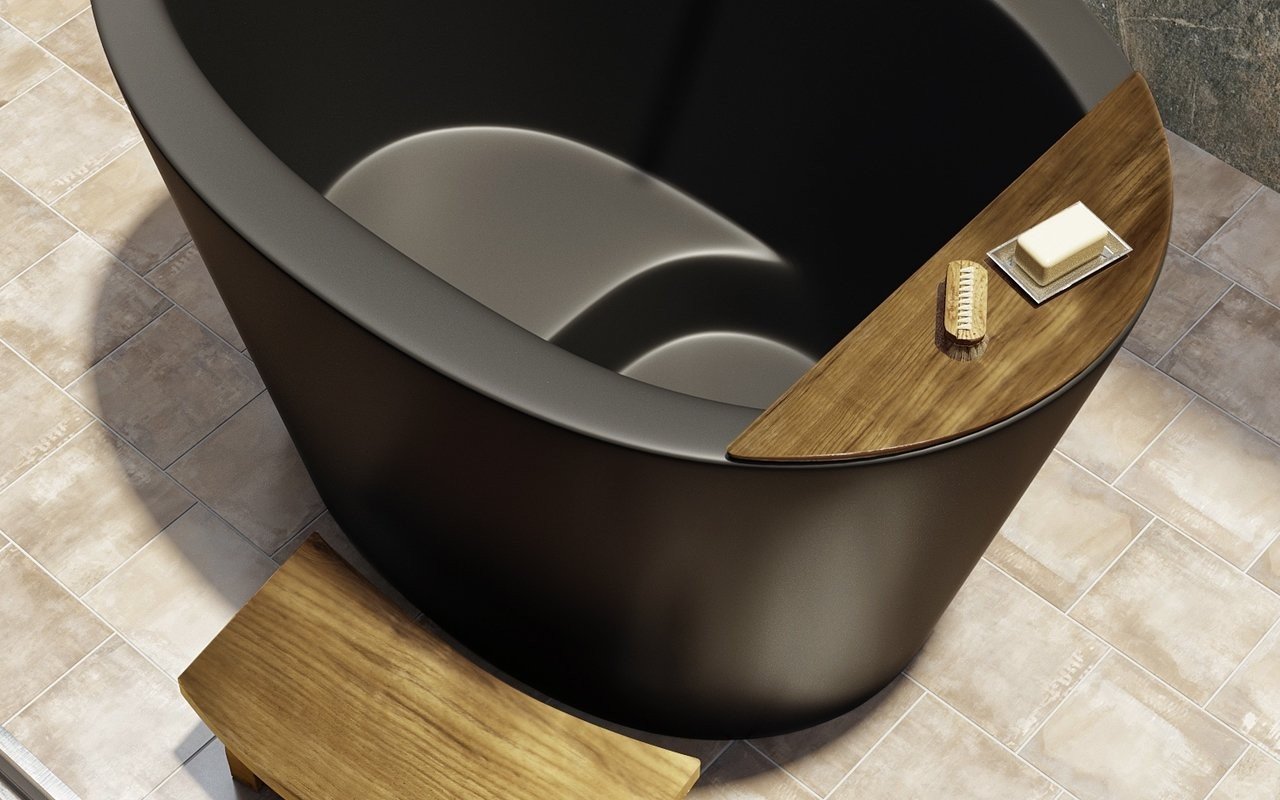 ᐈ 【Aquatica True Ofuro Waterproof Teak Bathtub Tray】 Buy Online, Best ...