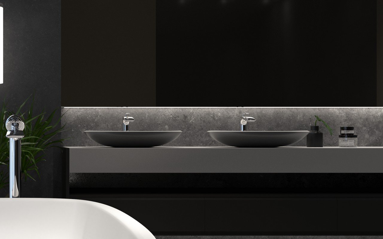 Aquatica coletta gunmetal wht solid surface sink 02