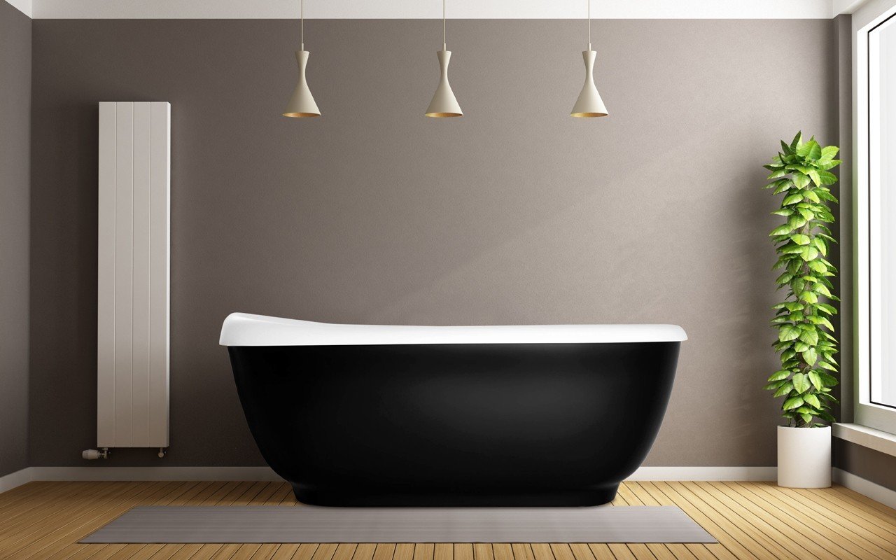 Aquatica Fido-Black™ Freestanding Solid Surface Bathtub picture № 0