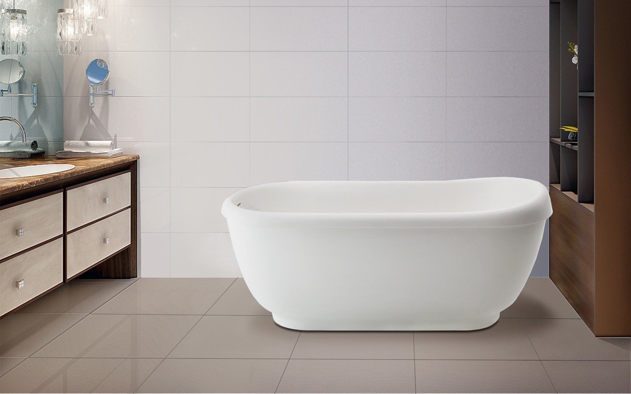 Aquatica Fido-Wht™ Freestanding Solid Surface Bathtub picture № 0