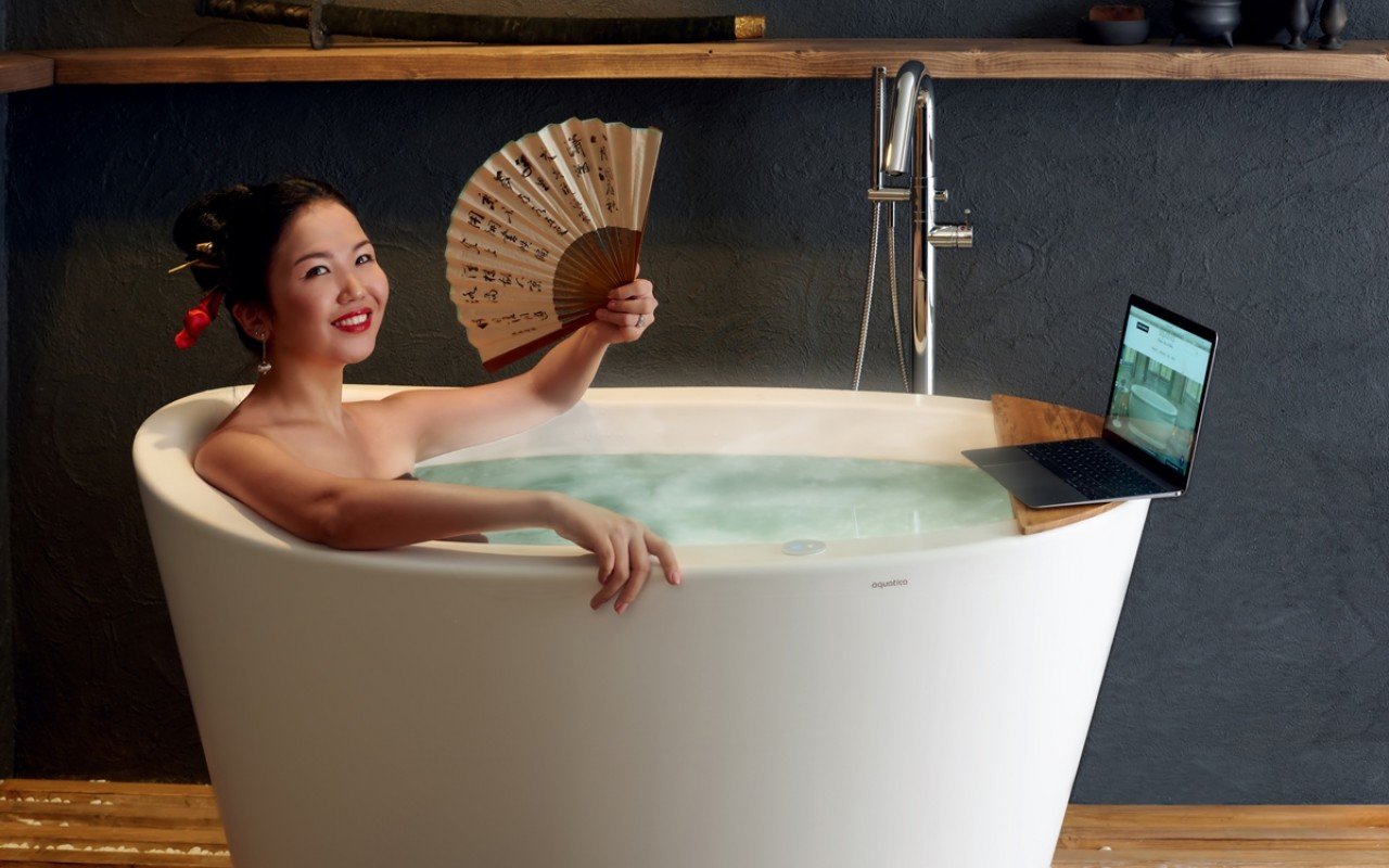 áˆ Aquatica True Ofuro Tranquility Heated Japanese Bathtub 220 240v 50 60hz Usa International Buy Online Best Prices