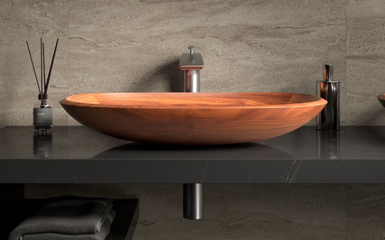 Aquatica Coletta-A American Walnut Wood Vessel Sink picture № 0