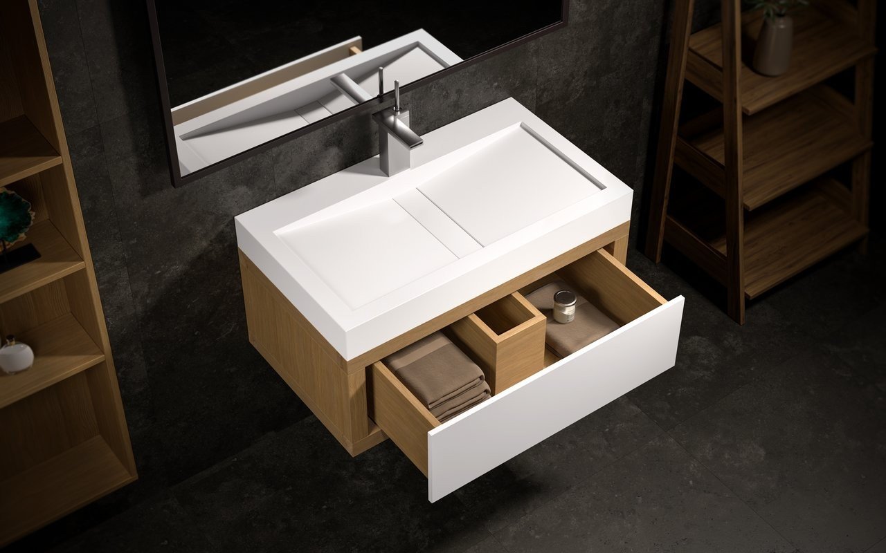 Millennium Wht 90 Stone And Wood Bathroom Vanity (6) (web)