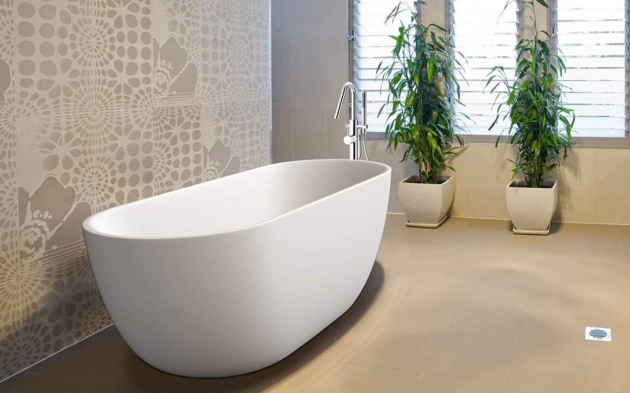 Purescape 617 Freestanding Stone Bathtub 2