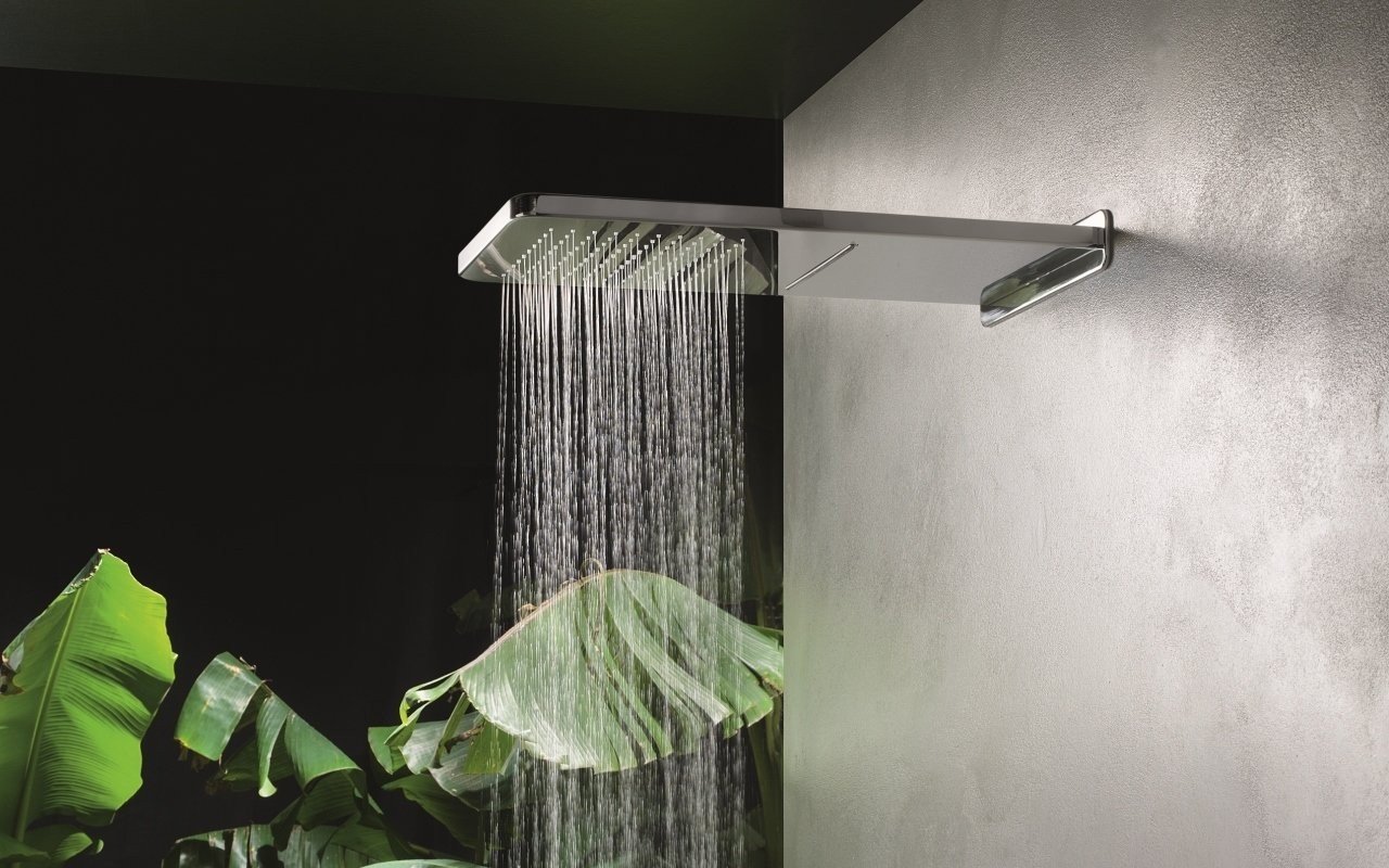 Spring RC-590/310-A Wall-Mounted Shower Head in Chrome picture № 0