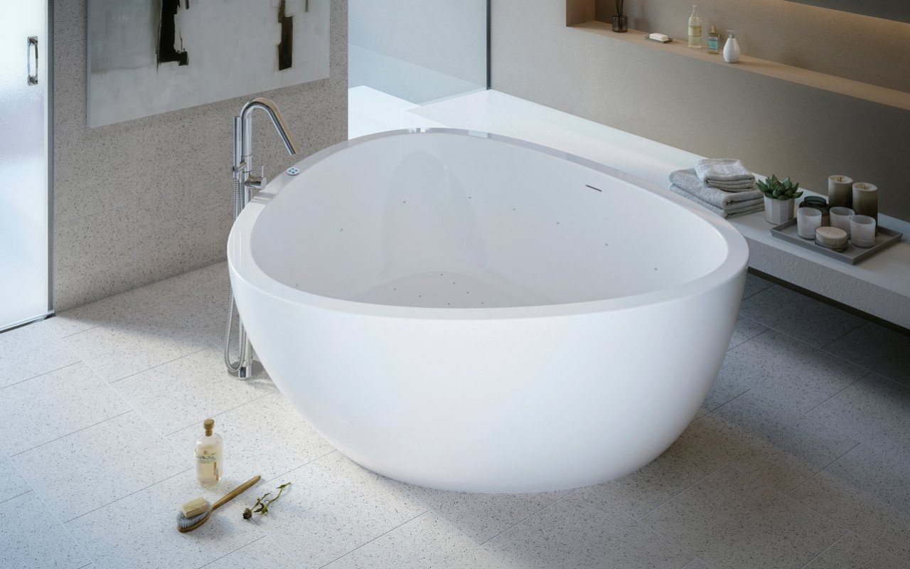 Trinity Relax Freestanding Light Weight Stone Bathtub High Gloss 01 (web)