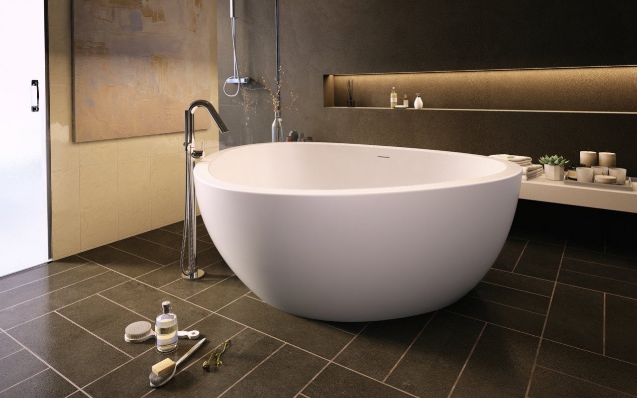 Aquatica Trinity-M-Wht Freestanding DurateX Bathtub picture № 0