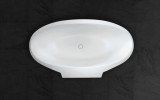 Aquatica sensuality mini wall back to wall solid surface bathtub top web