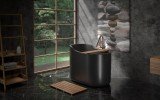 Aquatica True Ofuro Nano Black Freestanding Solid Surface Bathtub01