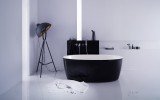 PureScape 174A Blck Wht Freestanding Acrylic Bathtub web (2)