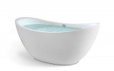 Aquatica Purescape 171 White Freestanding Solid Surface Bathtub01