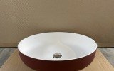 Aurora Oxide Red Oval Stone Bathroom Vessel Sink (1) (web)