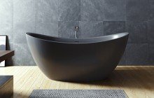 Purescape 171 Black Freestanding Slipper Bathtub web (4)