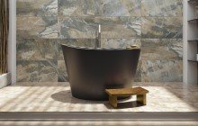 Black Solid Surface Bathtubs picture № 3