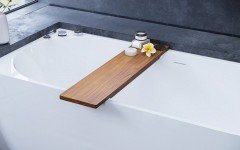 Universal Waterproof Iroko Wood Bathtub Tray 04 (web)