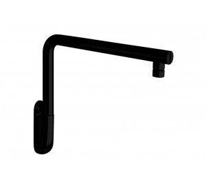 Low Wall Mounted Shower Arm Black Matte(main)