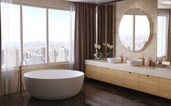 Aquatica Adelina Round Freestanding Solid Surface Bathtub 01 1 (web)