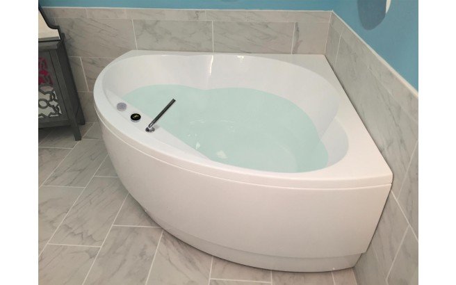 Cleopatra wht corner acrylic bathtub by Aquatica 01 1 (web)