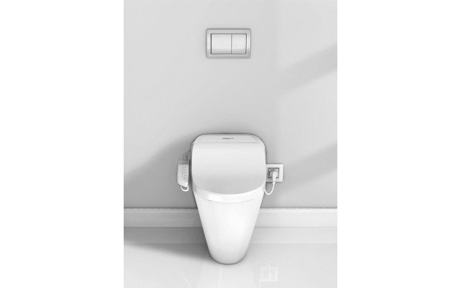 USPA 7235 D Hygienic Electronic Bidet Seat with Side Control Panel and Zero F Toilet (web)