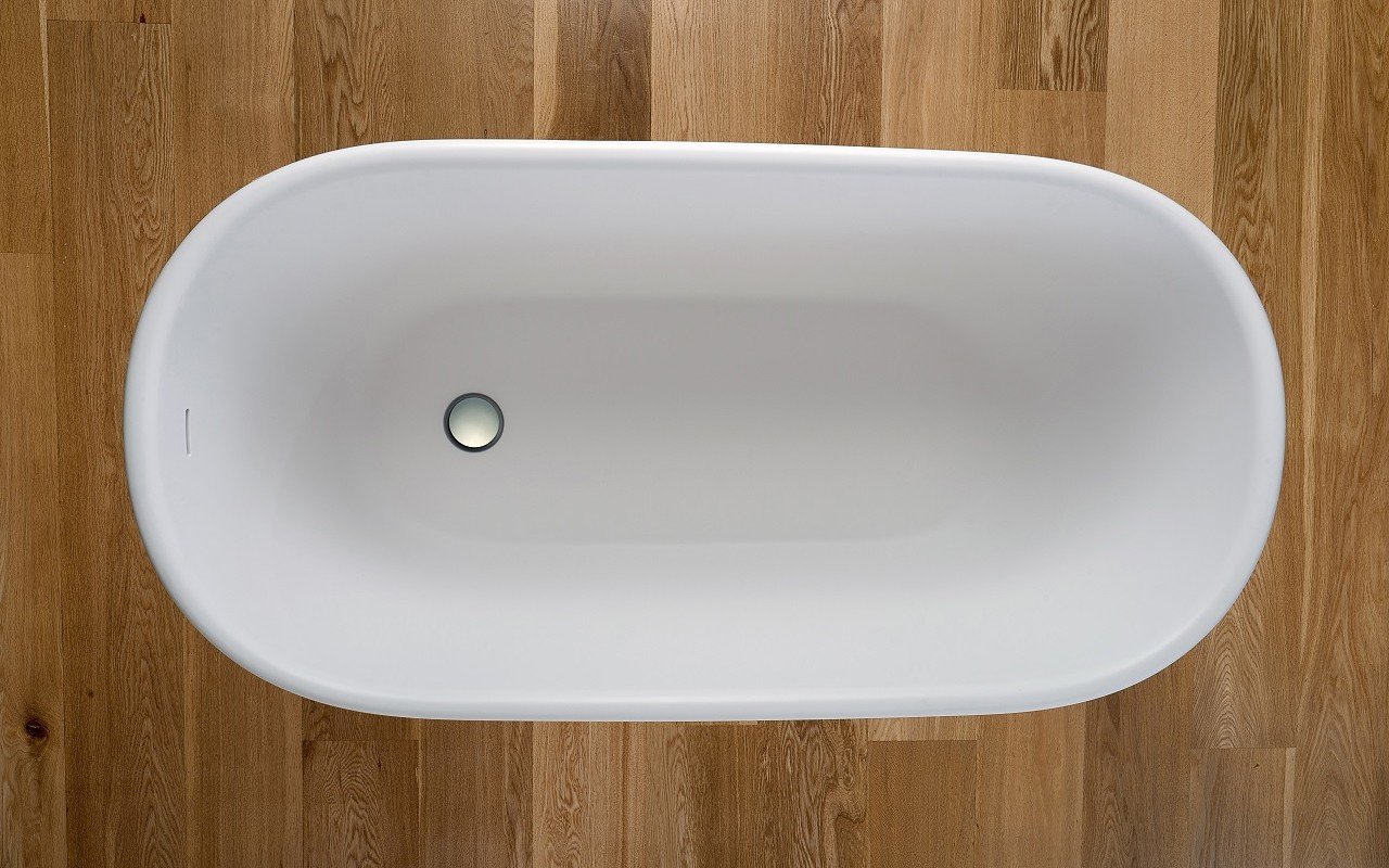 Lullaby Wht Small Freestanding Solid Surface Bathtub by Aquatica web 0009
