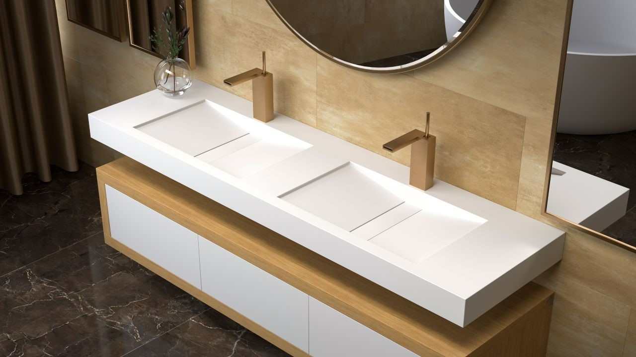 Aquatica Millennium 180 White Vanity With 180 Millennium Sink 01 1