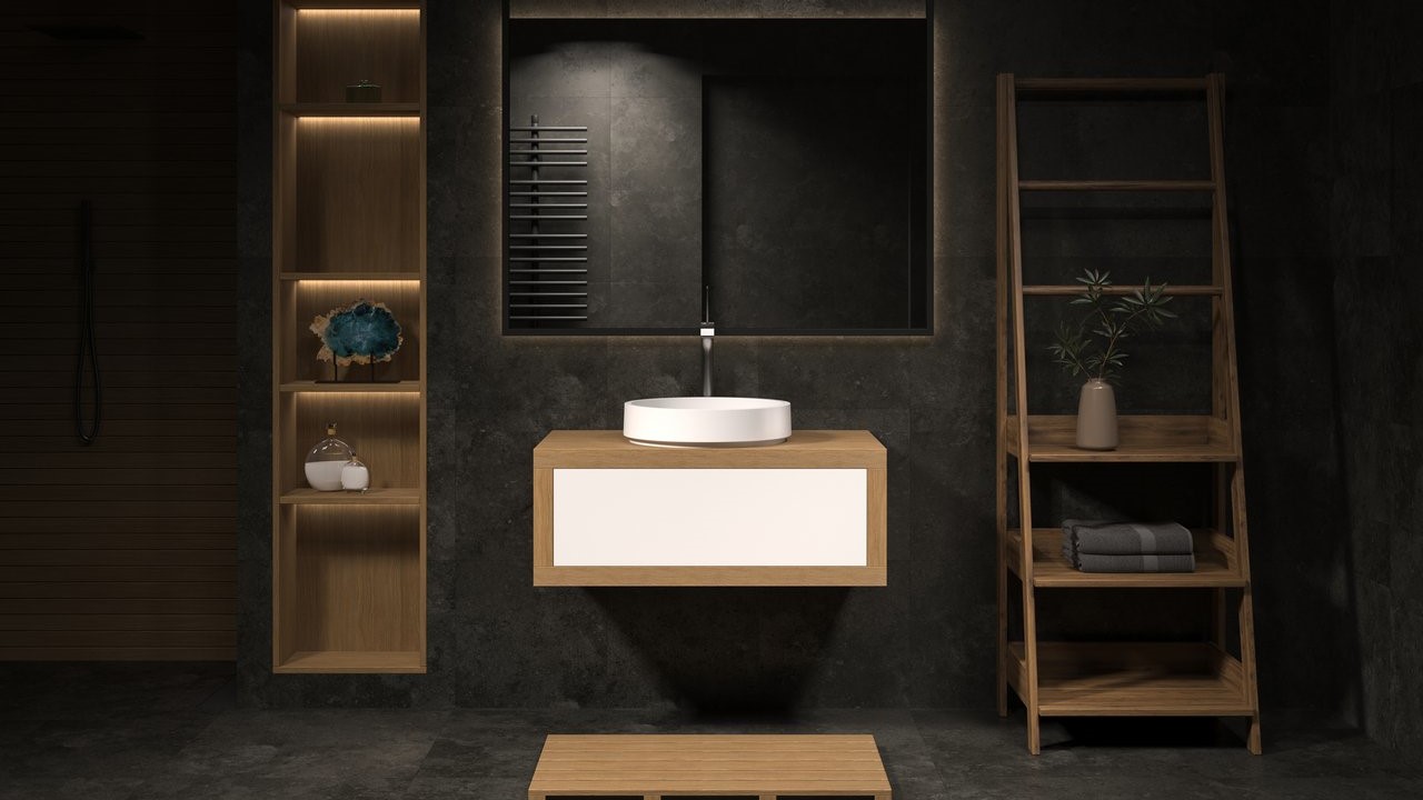 Millennium Wht 90 Stone And Wood Bathroom Vanity (1 1) (web)